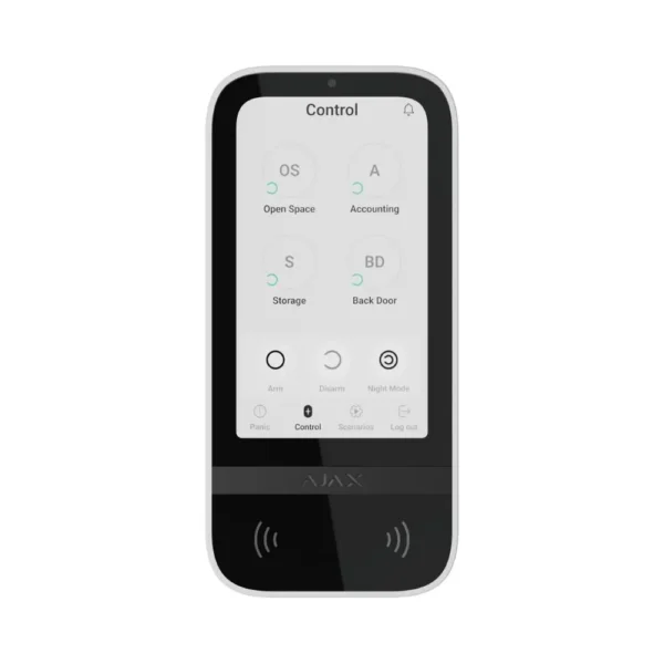 Ajax KeyPad TouchScreen White - ENS Security 58473.148.WH3