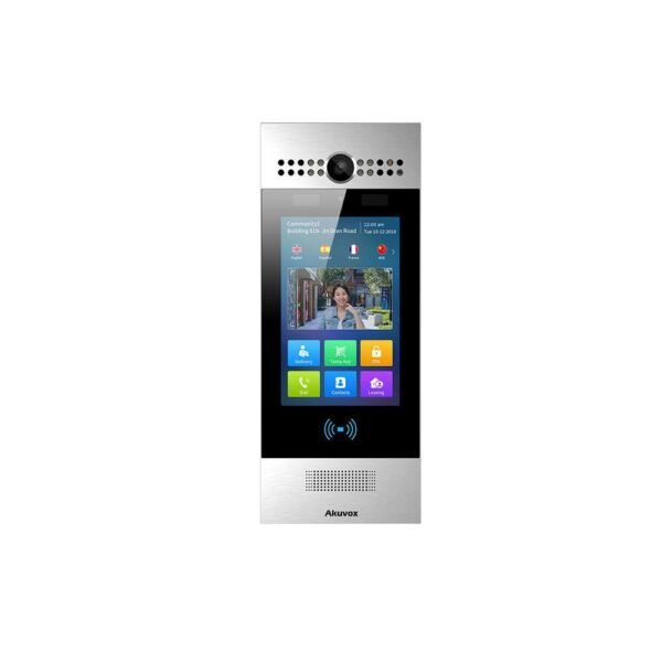 SIP DoorPhone with Facial Recognition R29C-SIL by Cloud 504 Technologies